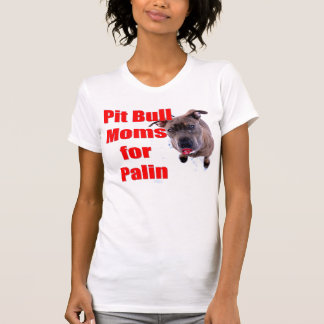 Pitbull Mamas für Sarah Palin T-Shirt