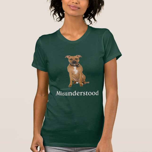 Pitbull - missverstanden T-Shirt (Vorderseite)