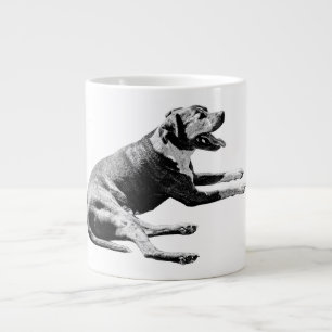 Pitbull Mix - Monochrome Lounge Jumbo-Tasse