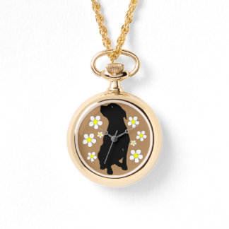 Pitbull Momma Womens Gold Wrap Watch Armbanduhr