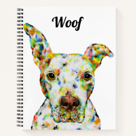 Pitbull Notebook 8,5" x 11" Notizbuch