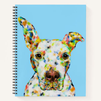 Pitbull Notizbuch 8,5" x 11"