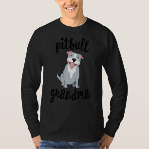 Pitbull Oma Pawma Dog Großeltern Grand Maw T-Shirt