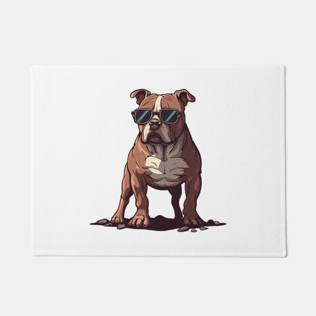 Pitbull Owner Geschenke Fußmatte (Vorderseite)