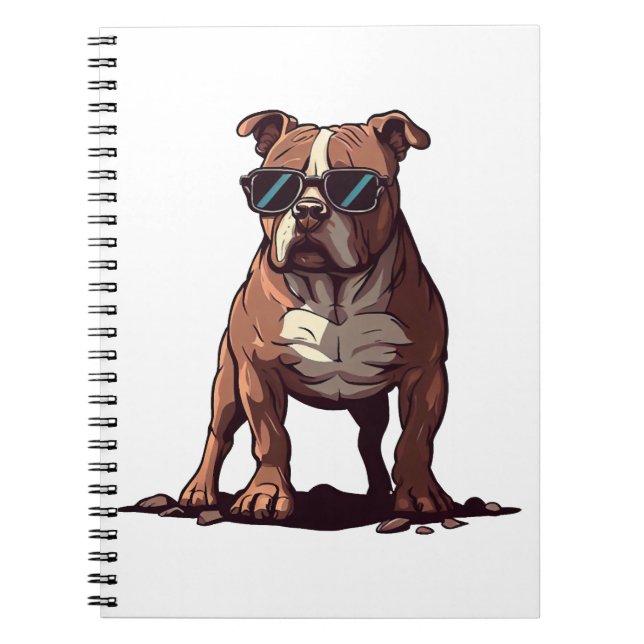 Pitbull Owner Geschenke Notizblock (Vorderseite)