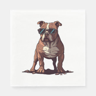 Pitbull Owner Geschenke Serviette