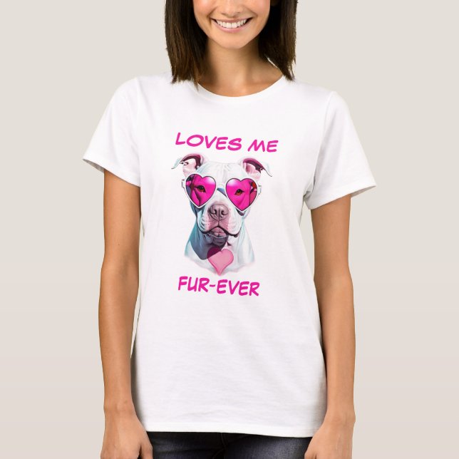 Pitbull Pit Bull Herzmuskel T-Shirt (Vorderseite)