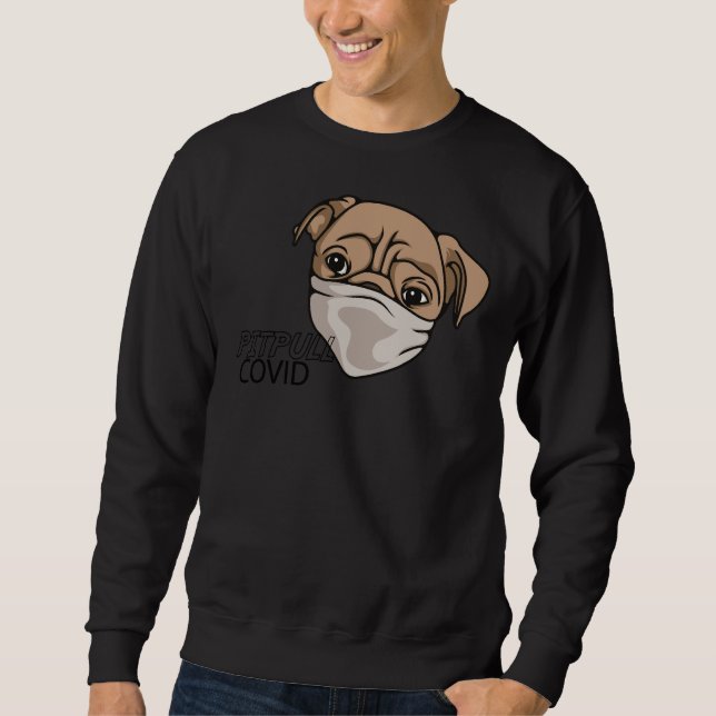 Pitbull Pit Bull Mama Sweatshirt (Vorderseite)
