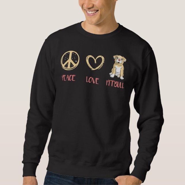 Pitbull Pit Bull Sweatshirt (Vorderseite)