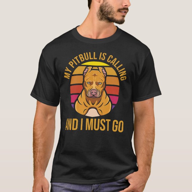 Pitbull Pit Bull Terrier Dog T-Shirt (Vorderseite)