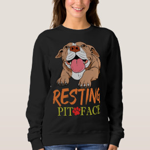 Pitbull Pit Bull Terrier-Produkt für ruhende Grube Sweatshirt