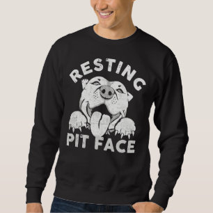 Pitbull Pitbull Hundquote für Pet L Sweatshirt