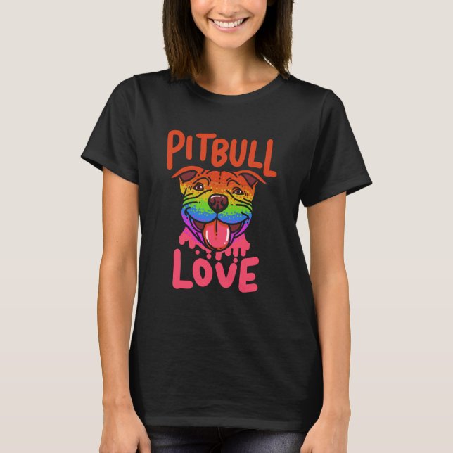 PITBULL: Pitbull Love T-Shirt (Vorderseite)