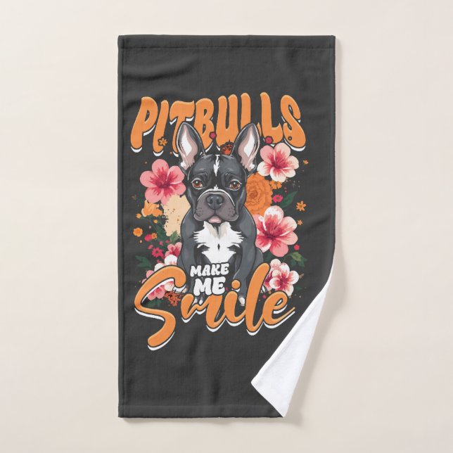 Pitbull Pitbulls Handtuch (Handtuch)