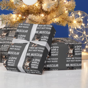 Pitbull-Pittie-Hund Geschenkpapier