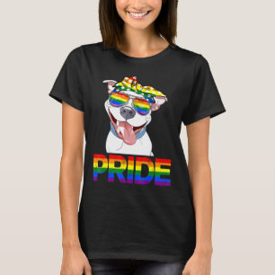 Pitbull Pride Lgbt Pride Pitbull Lover Gay Lesbian T-Shirt
