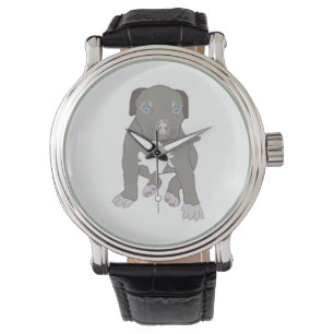 Pitbull Puppy Armbanduhr