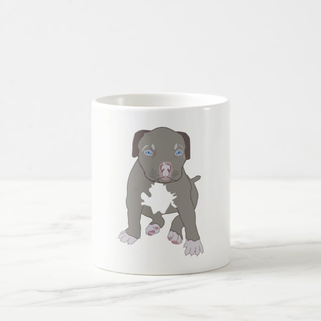 Pitbull Puppy Kaffeetasse (Mittel)