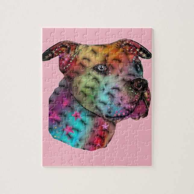 PITBULL PUZZLESPIEL PUZZLE (Vertikal)