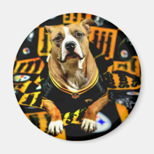 Pitbull Rescue Dog Fanatic Magnet
