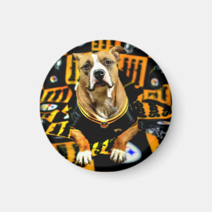 Pitbull Rescue Dog Fanatic Magnet