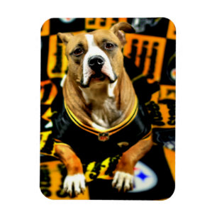Pitbull Rescue Dog Fanatic Magnet