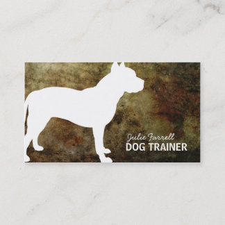 Pitbull Staffy Haustier Realated Visitenkarte