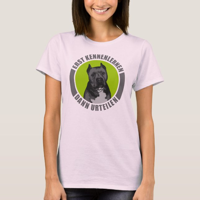 Pitbull T-Shirt (Vorderseite)
