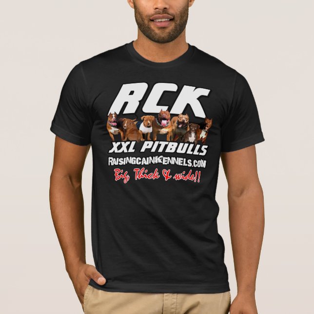 PITBULL T-SHIRT FÜR MÄNNER, KLEID MANN-' S PITBULL (Vorderseite)