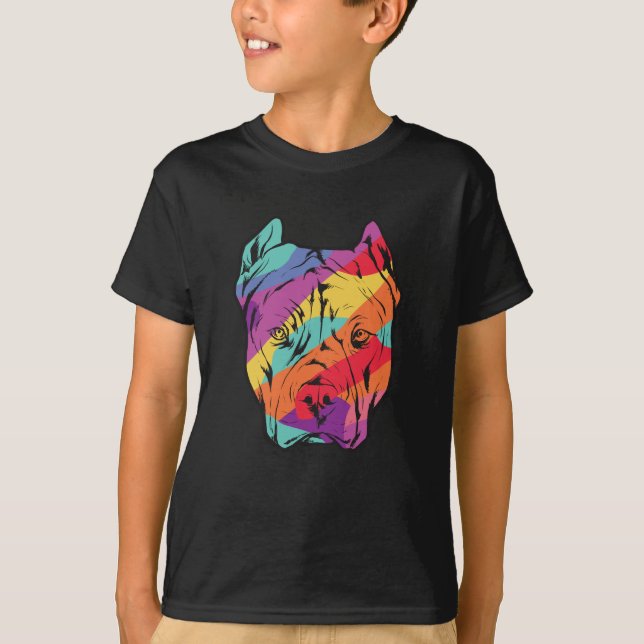 Pitbull Terrier Dog T-Shirt (Vorderseite)