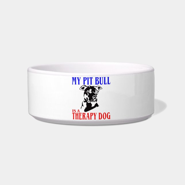 PITBULL-THERAPIE-HUND NAPF (Vorderseite)