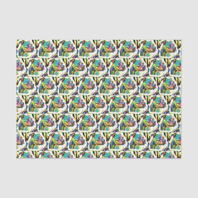 Pitbull Tissue Paper Seidenpapier (Vorderseite)