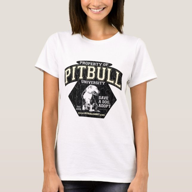 PITBULL Universität T-Shirt (Vorderseite)