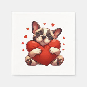 Pitbull Valentinstag Geschenke Serviette