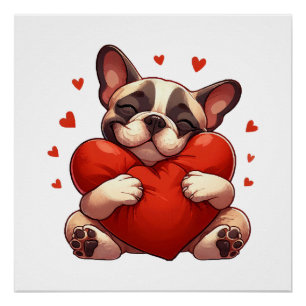 Pitbull Valentinstagsgeschenke Poster