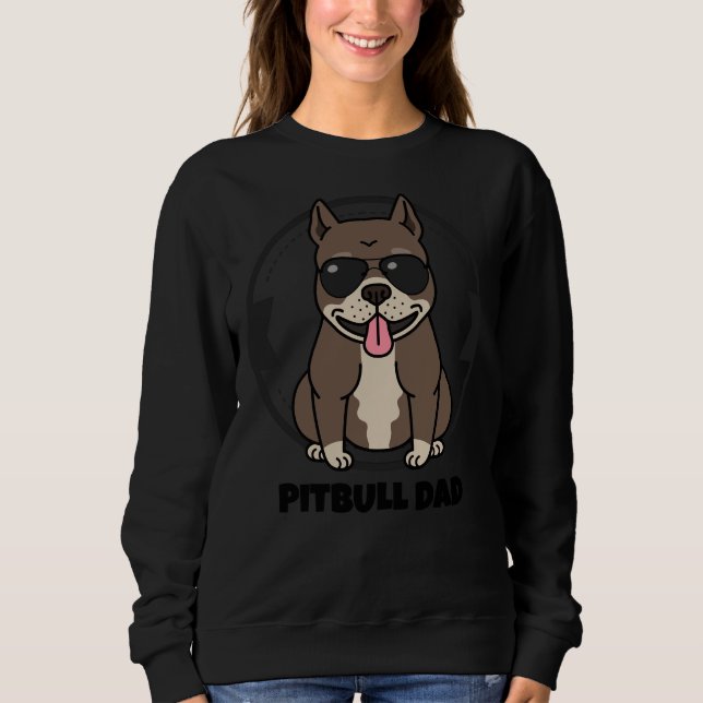 Pitbull-Vater 244 Sweatshirt (Vorderseite)