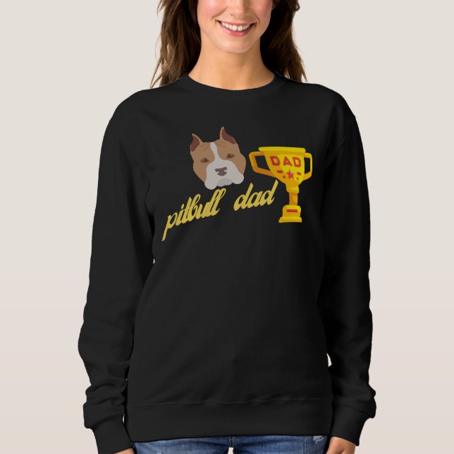 Pitbull-Vater 53 Sweatshirt (Vorderseite)