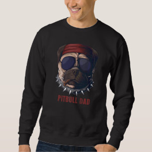 Pitbull Vater American Pit Bull Dog US Flag 4. J Sweatshirt
