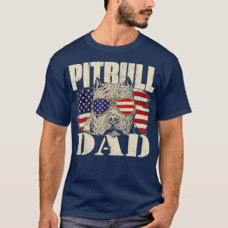 Pitbull Vater Dog Lover Pibble Pittie Pit Bull T-Shirt