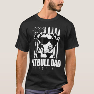 Pitbull-Vater Herren-Shirt Stolz Amerikanischer Pi T-Shirt