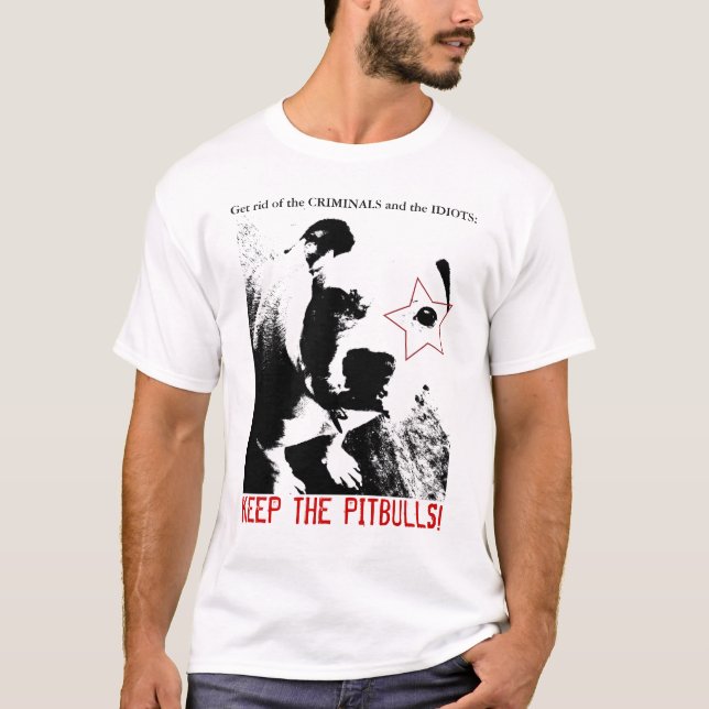 Pitbull Verteidiger-T - Shirt (Vorderseite)