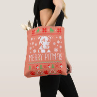 Pitbull Weihnachtsliebhaber Merry Pitmas Ugly Chri