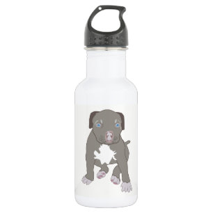 Pitbull-Welpe Edelstahlflasche