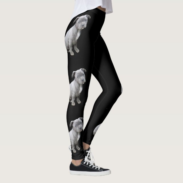 Pitbull WelpenhundeLeggings Leggings (Rechts)