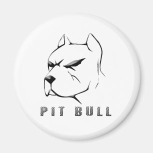 Pitbull zeichnen magnet