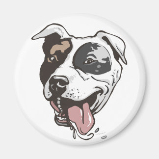 Pitbulle Design von Mudge Studios Magnet