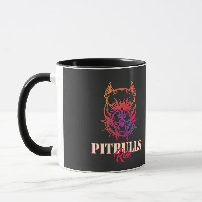 Pitbulle-Regel Tasse (Links)