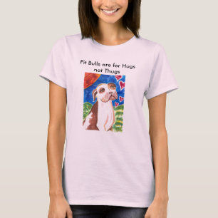 Pitbullen sind für Umarmungs-nicht Verbrecher T-Shirt
