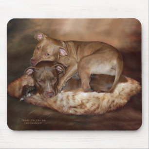 Pitbulls - das weichere SeitenMousepad Mousepad