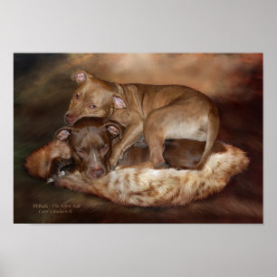 Pitbulls - Die weichere Seite Art Poster/Print Poster